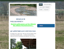 Tablet Screenshot of fischereiverein-olfen.de